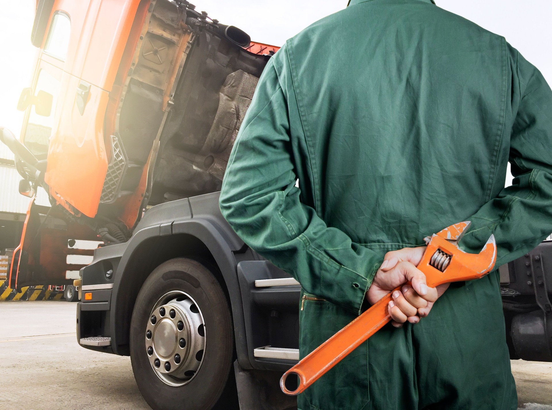 Truck maintenance and repairing